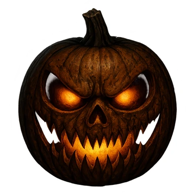 Halloween emoji, make it scary, remove background  sticker