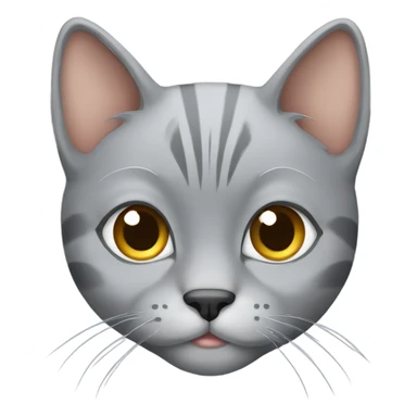 Gray scotches fold cat  sticker