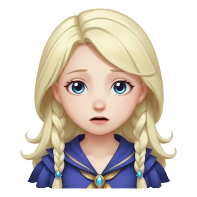 СЕрафина из лиги легенд плачет стикер sticker