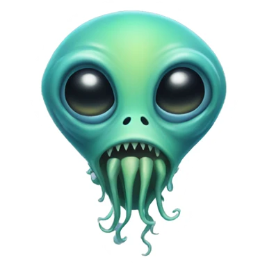 Alien that lives in the ocean  sticker