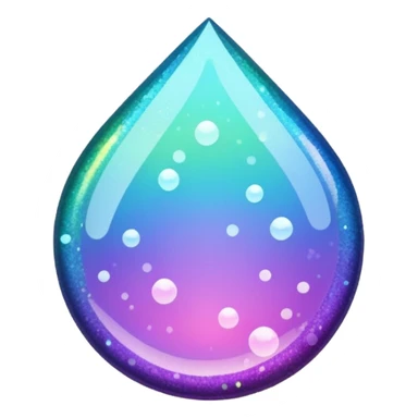 Glitter fatal touch sticker