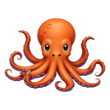 Cute octopus sticker