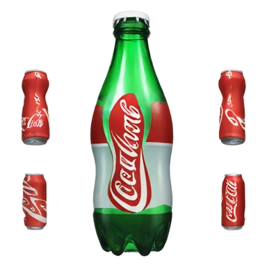 coke bottle sticker