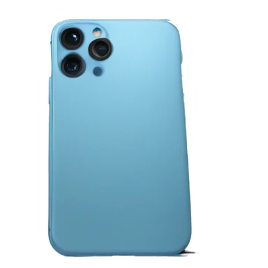 Un iPhone 15 Pro Max bleu realiste sticker