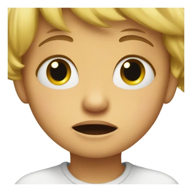 Child crying sticker