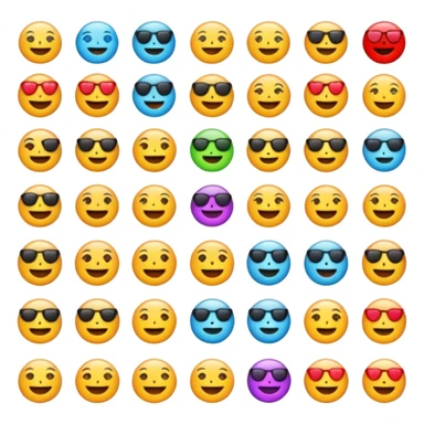 Create all iphone emojis sticker