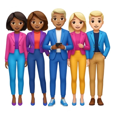 Create an emoji for the group named The BOYz sticker