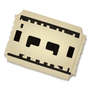 Concert Ticket sticker