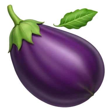 A coak looking eggplant sticker