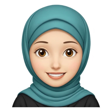 hijab girl sticker