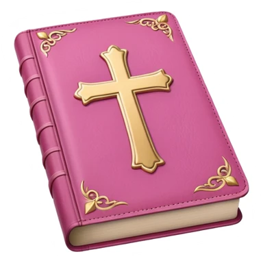 pink bible sticker