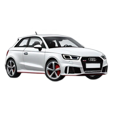 Audi S1 quattro sticker