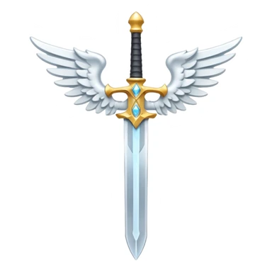 angel sword sticker