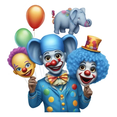 Democrat clowns sticker