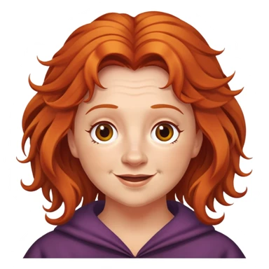 molly weasley, hair is a bit messy, happy sticker