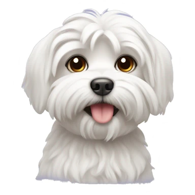 Cute Maltese dog  sticker