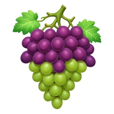 knitted fruit grape   sticker