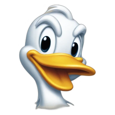 Evil Donald Duck sticker