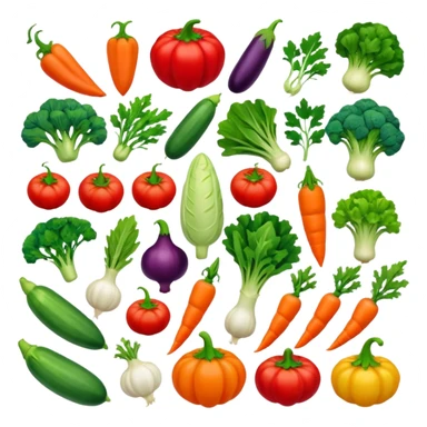 fresh vegetables sticker