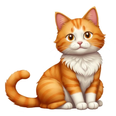 Cat with joint sticker