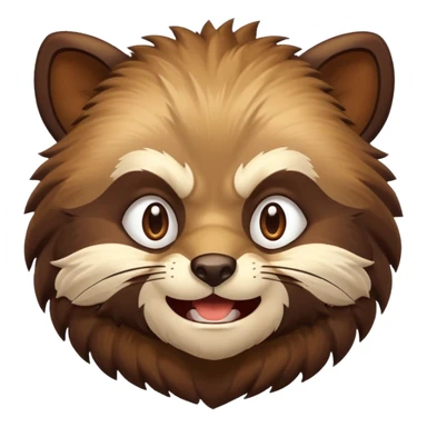 Happy Wolverine (the animal) sticker