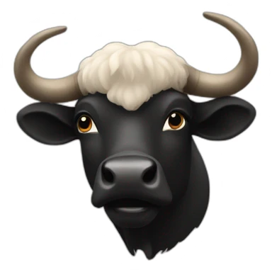 Taureau noir sticker