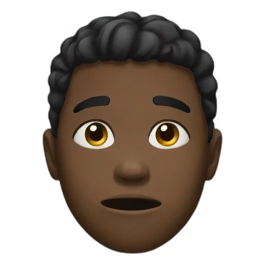 Black boy cry sticker