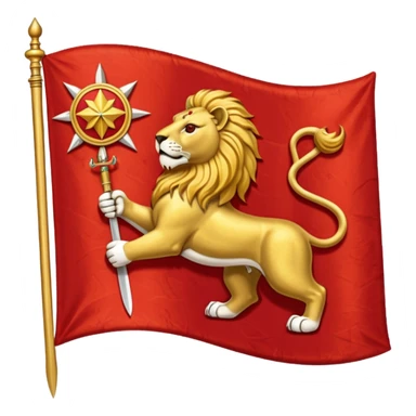 پرچم پهلوی شیر و خورشید و شمشیر sticker