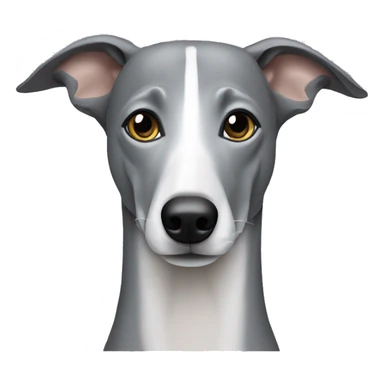 Grey whippet sticker