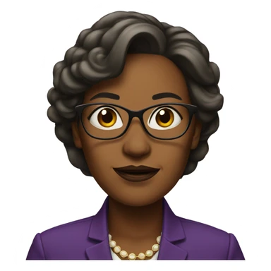 woman politician who is very powerful sticker