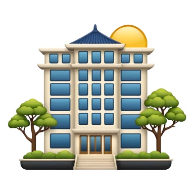 Asian Hotel 3D sticker