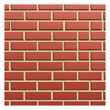 brick wall viewed from the side, perspective view sticker