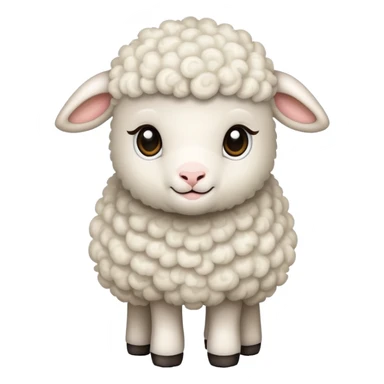 Lil lovey lamb sticker
