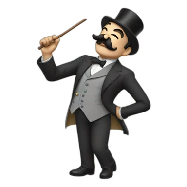 Hercule Poirot dab sticker