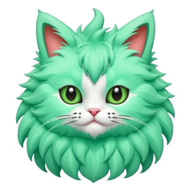 Minty Leaf Juicy Feline Fluffy Sprigatito-Fakémon-creature sticker