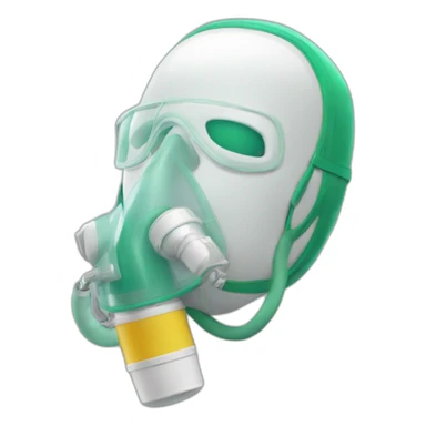 oxygen mask sticker
