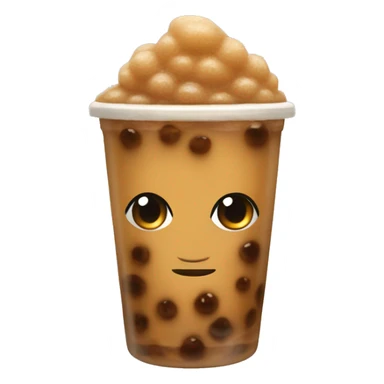 Brown sugar boba sticker
