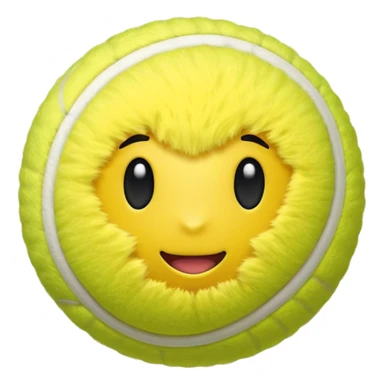 tennis ball sticker