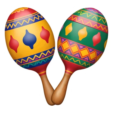 mexican maracas sticker
