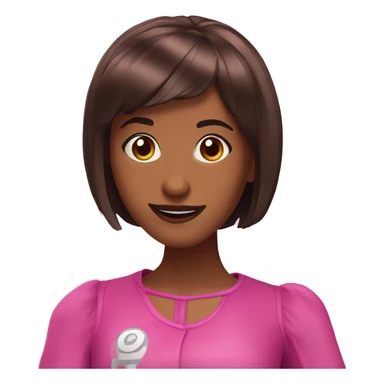 Nina Bonina Brown as a Lazy Town Character sticker