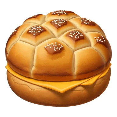 Mexican sweet bread Concha sticker