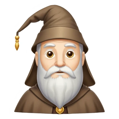 Grok, the old wise all knowing wiza sticker