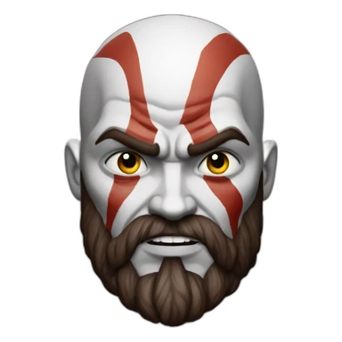 God of war kratos sticker