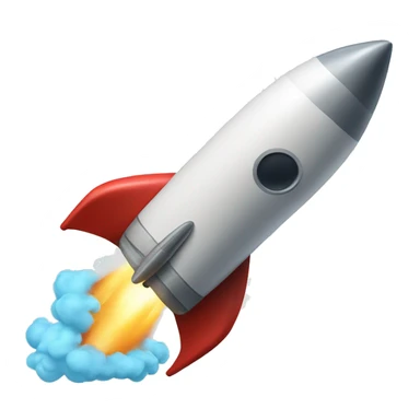 Rocket in vacation mode  sticker