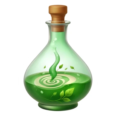 Herbal Potion in a closed bottle   sticker