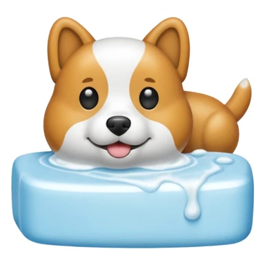 dog soap sticker