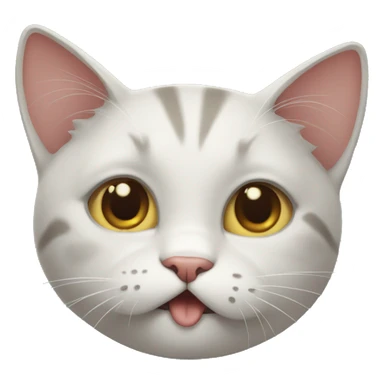 Hungry cat sticker