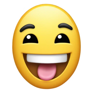 emoji licking their tongue  sticker