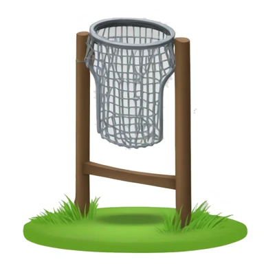 disc golf basket sticker