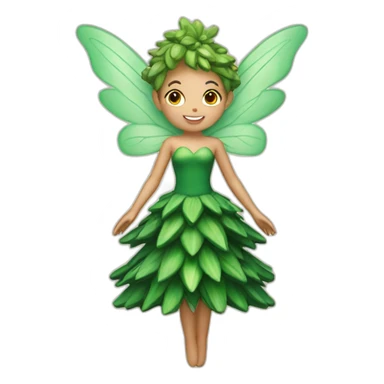 christmas tree fairy toy sticker